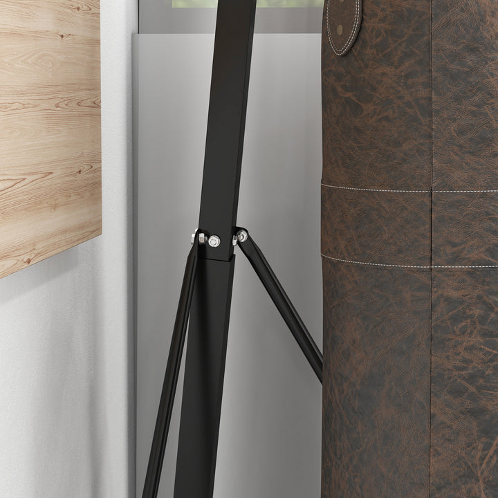 Soozier Foldable Heavy Bag Stand: Adjustable Height, Weighted Base, Home Gym Fitness