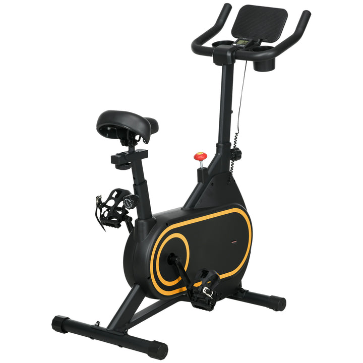 Soozier Magnetic Resistance Exercise Bike LCD Display Silent Indoor Cycling Home