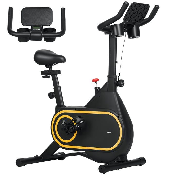 Soozier Magnetic Resistance Exercise Bike LCD Display Silent Indoor Cycling Home