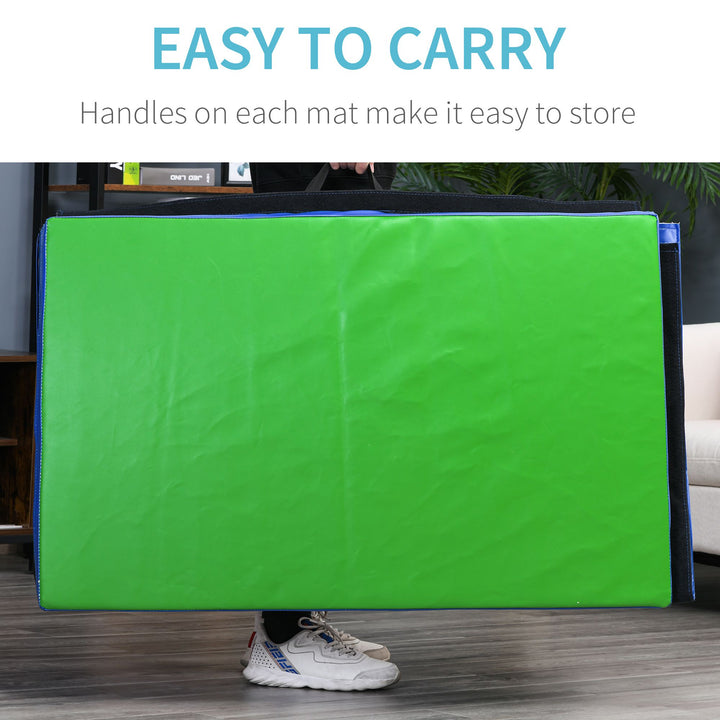 Soozier Folding Gymnastics Mat: Portable Multi-Sport Exercise Pad for Home Gym