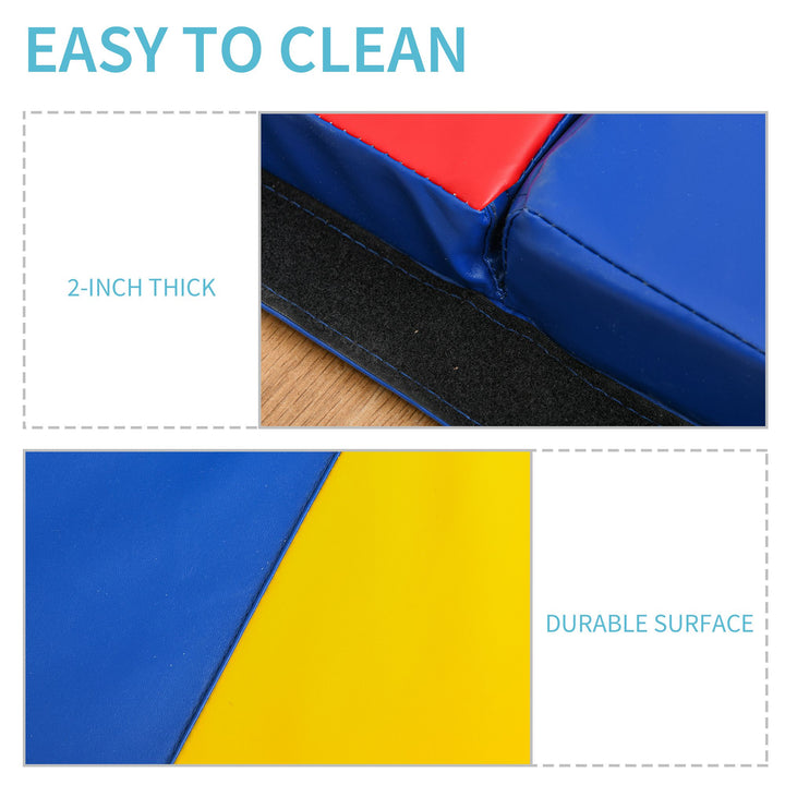 Soozier Folding Gymnastics Mat: Portable Multi-Sport Exercise Pad for Home Gym