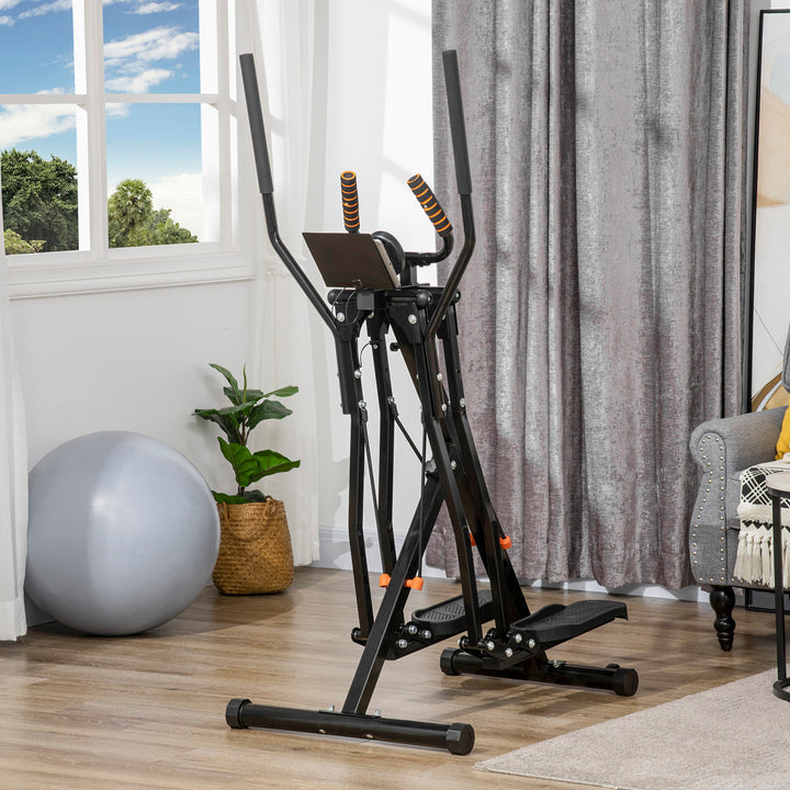 Soozier Gazelle Air Walker Elliptical Trainer with LCD Monitor and 4 Resistance