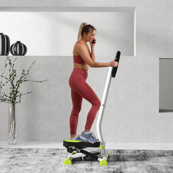 Soozier Twist Stepper with Adjustable Resistance, LCD Display, Full Body Workout