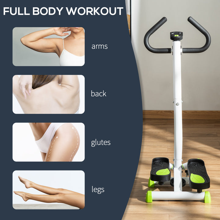 Soozier Twist Stepper with Adjustable Resistance, LCD Display, Full Body Workout