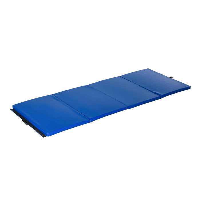 Soozier 4x10 Ft Folding Gymnastics Mat: Exercise, Tumbling, Yoga, Handles