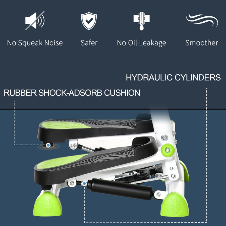 Soozier Twist Stepper with Adjustable Resistance, LCD Display, Full Body Workout