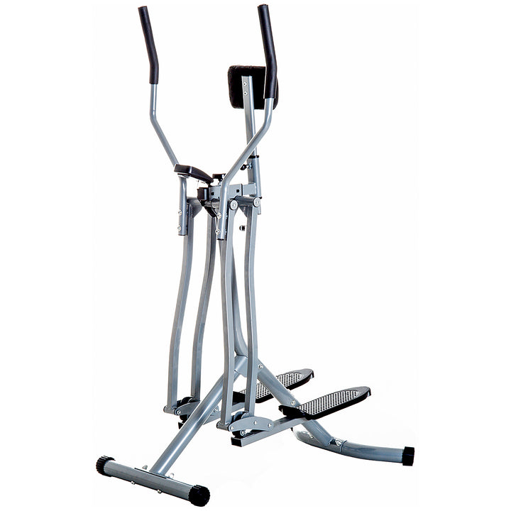 Soozier Upright Elliptical Air Walker Exercise Machine with LCD Monitor