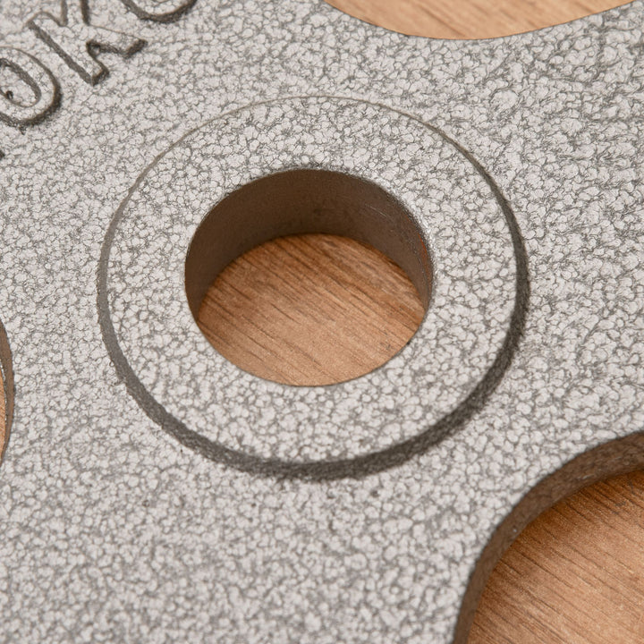 Soozier 77 Lbs Olympic Weight Plates Set with Ergonomic Grip Design
