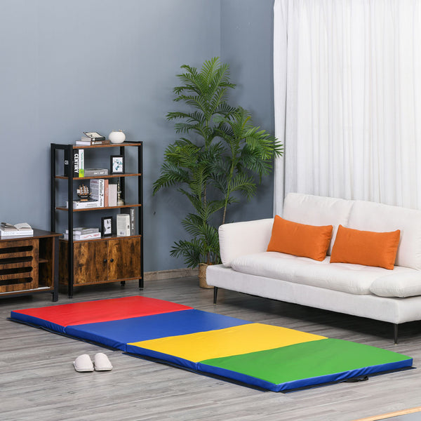 Soozier Folding Gymnastics Mat: Portable Multi-Sport Exercise Pad for Home Gym