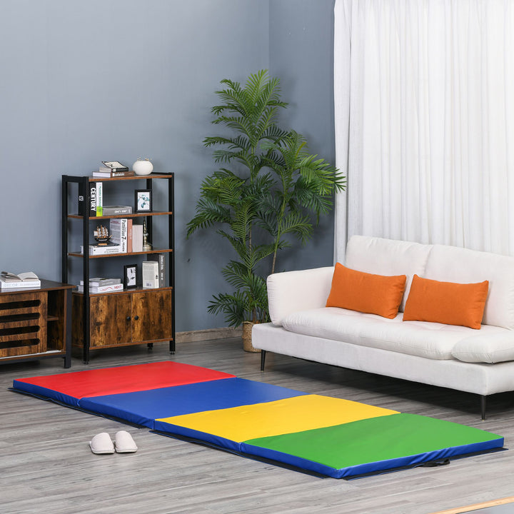 Soozier Folding Gymnastics Mat: Portable Multi-Sport Exercise Pad for Home Gym