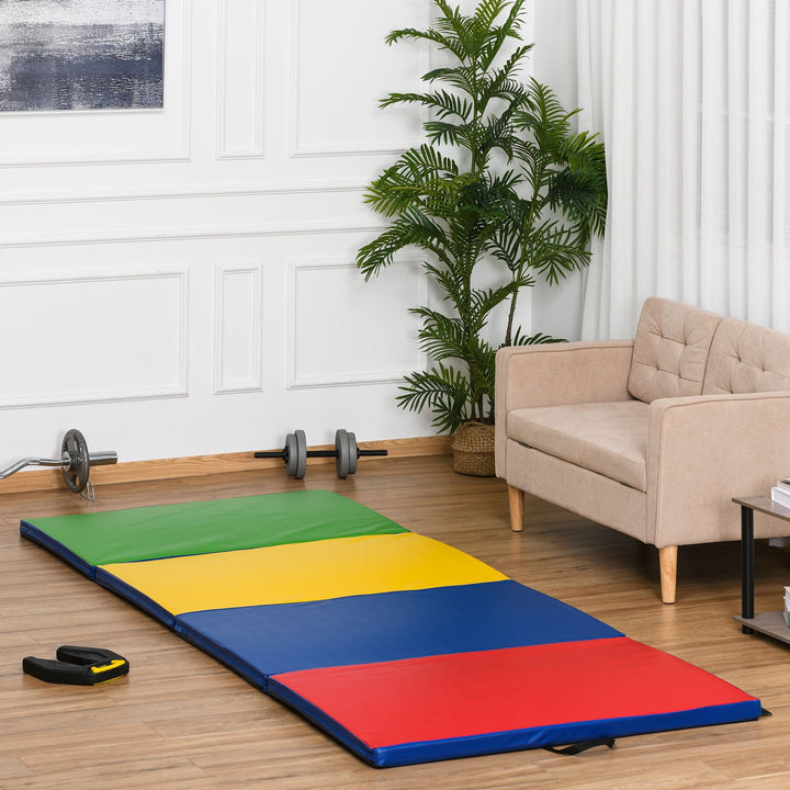 Soozier Folding Gymnastics Mat: Portable Multi-Sport Exercise Pad for Home Gym