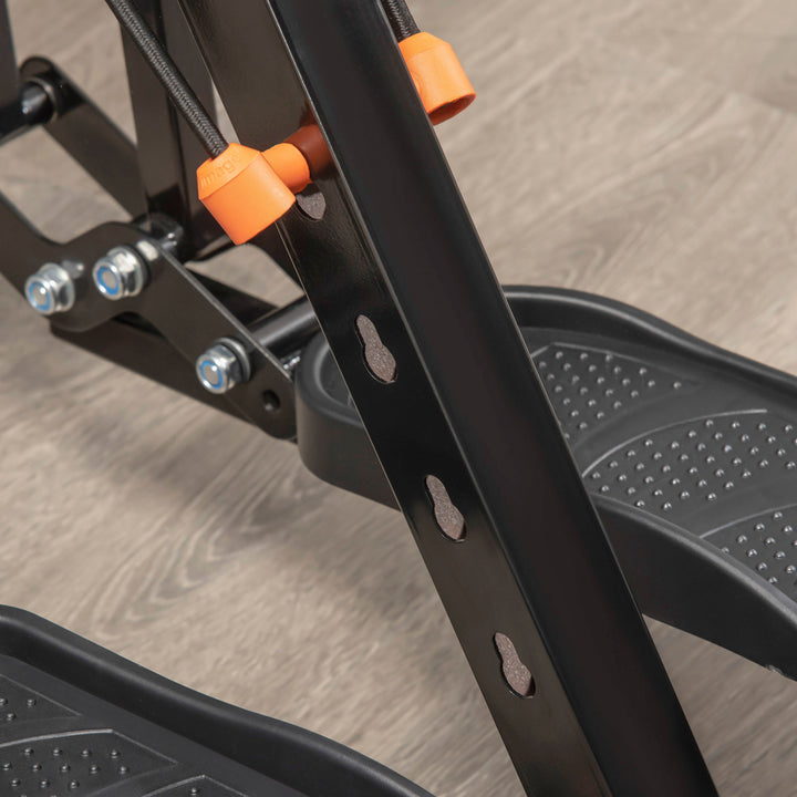 Soozier Gazelle Air Walker Elliptical Trainer with LCD Monitor and 4 Resistance