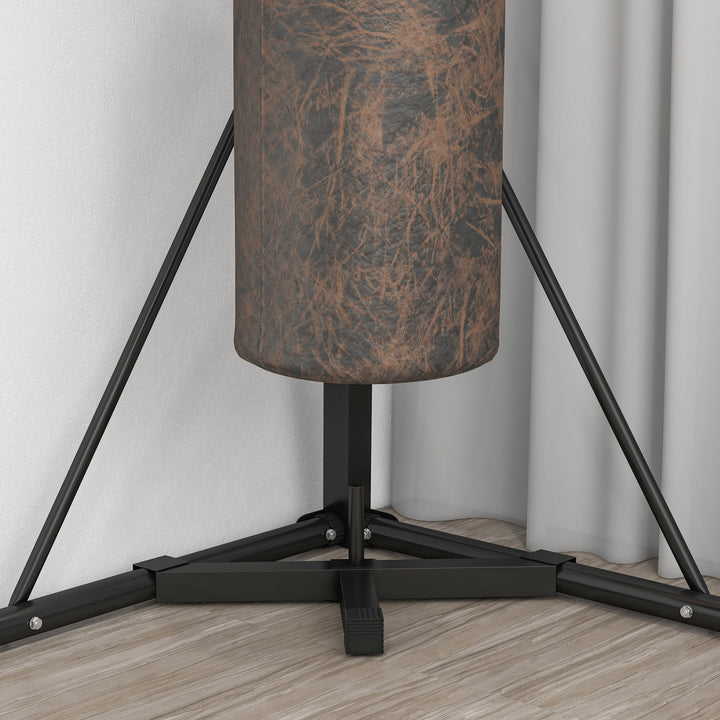 Soozier Foldable Heavy Bag Stand: Adjustable Height, Weighted Base, Home Gym Fitness